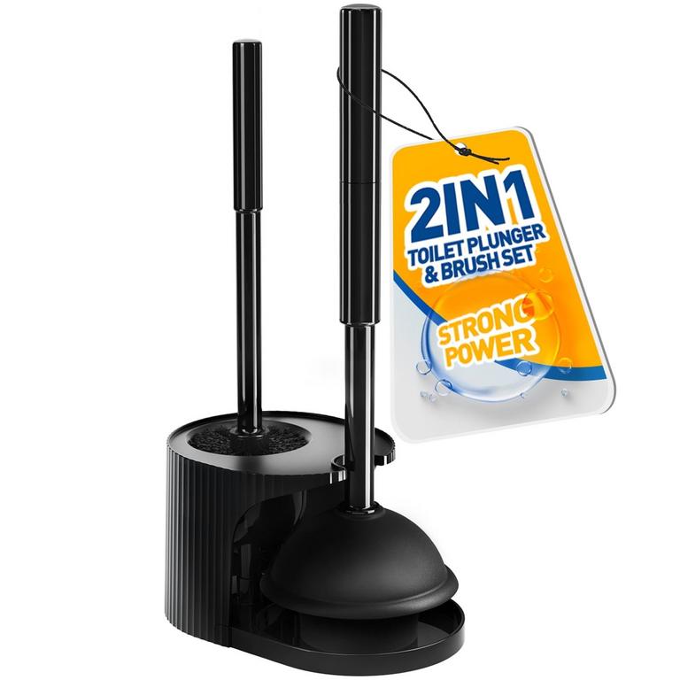 PROPURI 2-IN-1 TOILET PLUNGER