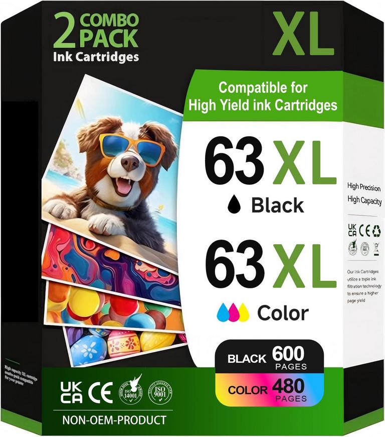 RINNISSK 63XL INK CARTRIDGES 2PK