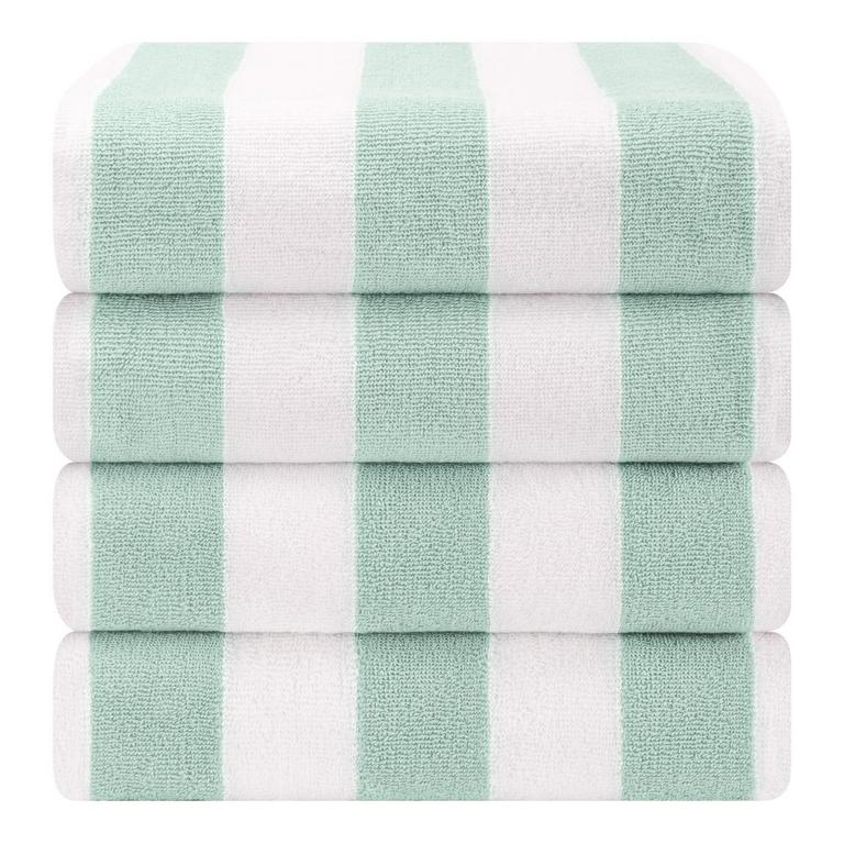 AMERICAN SOFT LINEN BEACH TOWELS 4PK
