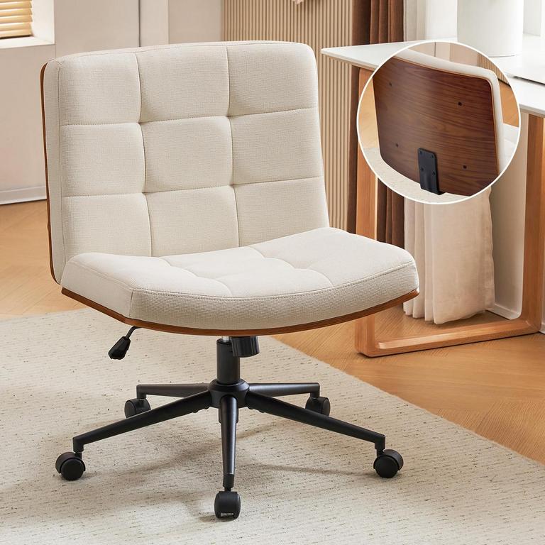 FURNIMART DESK CHAIR LINEN BEIGE