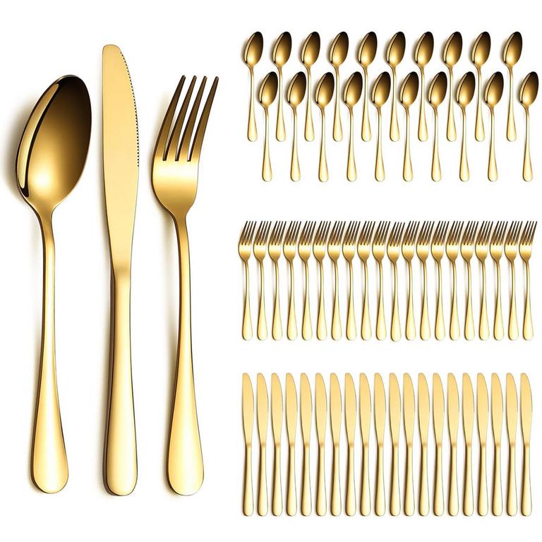 JEAKE GOLD SILVERWARE SET