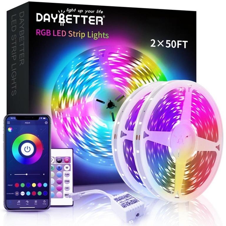 DAYBETTER LED STRIP LIGHTS 100FT