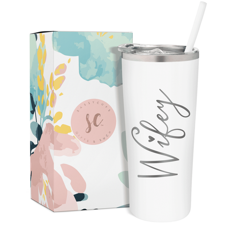 SASSYCUPS 22 FL OZ WIFEY TUMBLER