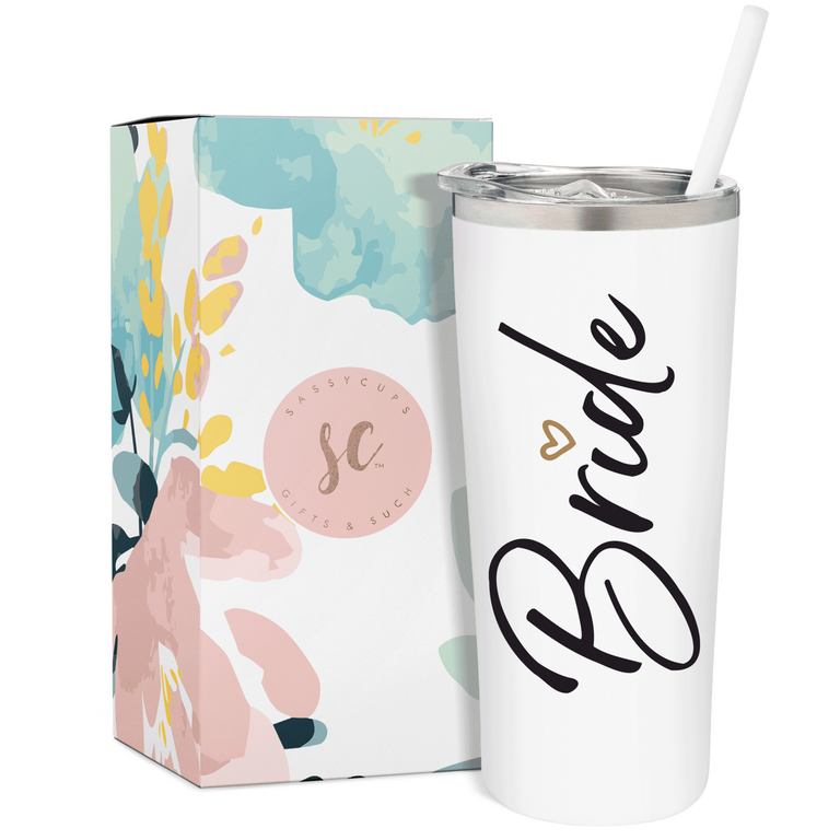 SASSYCUPS 22 FL OZ BRIDE TUMBLER