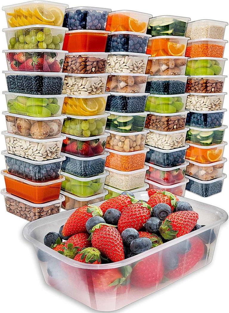 PREPNATURALS 50PK FOOD STORAGE CONTAINERS