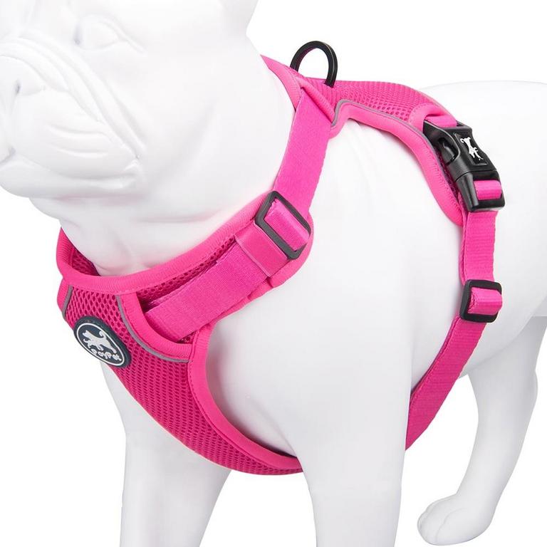 POYPET DOG HARNESS SZ M FUCHSIA