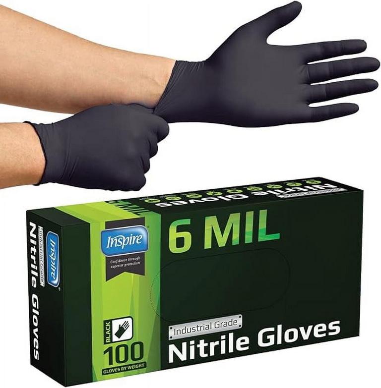 INSPIRE NITRILE GLOVES MED 100PK