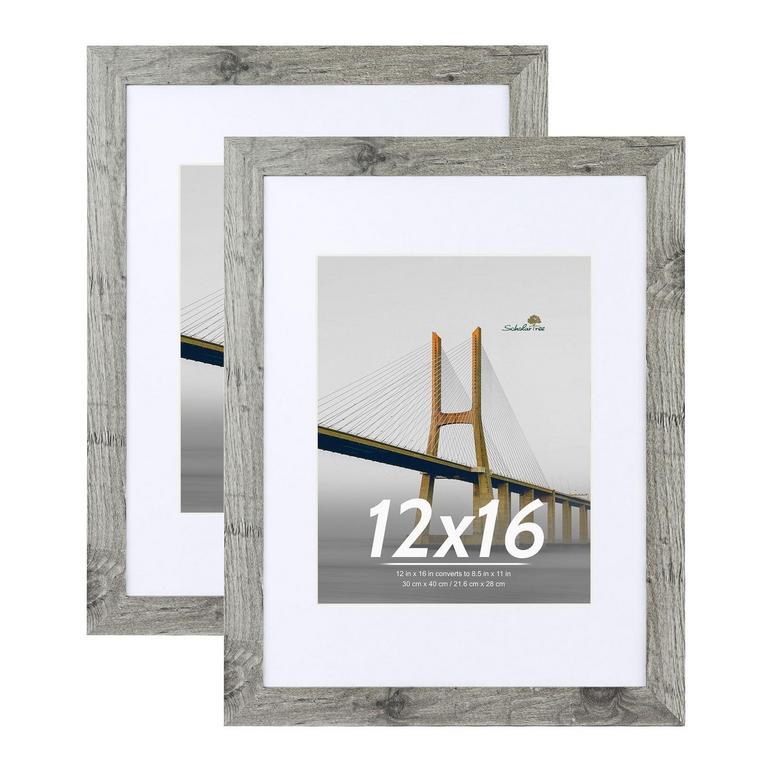 SCHOLARTREE 12IN X 16IN PHOTO FRAMES 2PK