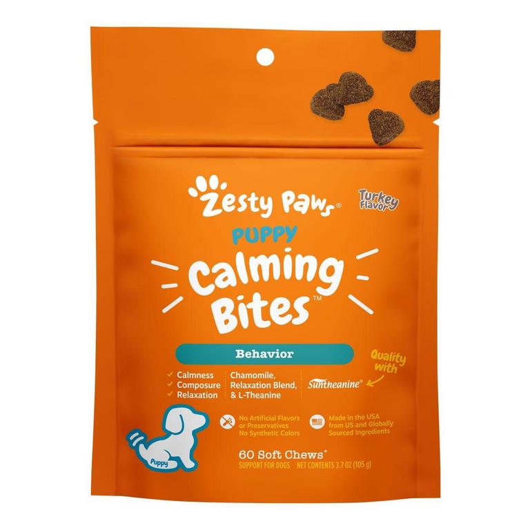 ZESTY PAWS PUPPY CALMING BITES 60CT