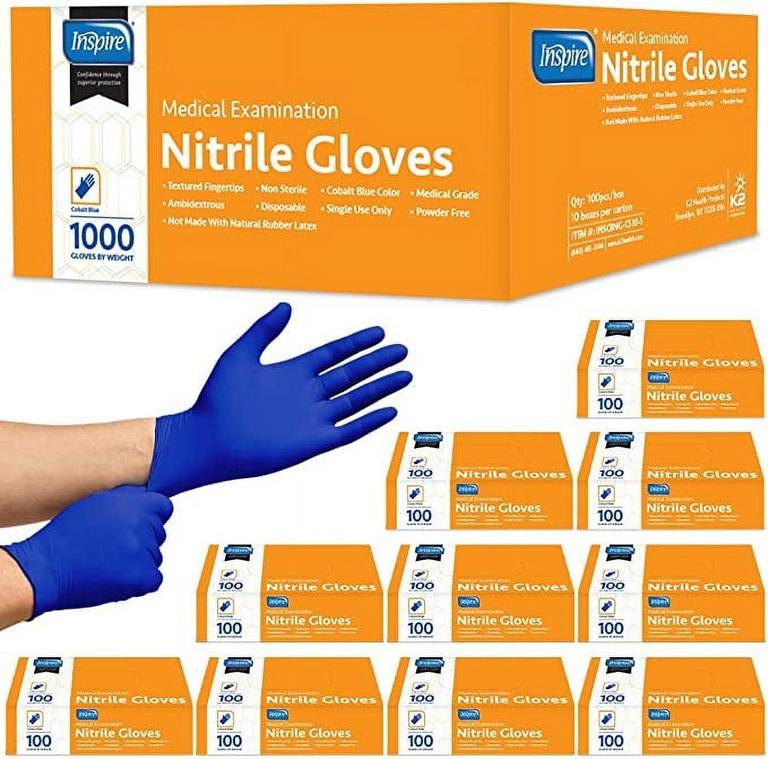INSPIRE NITRILE GLOVES M 1000CT