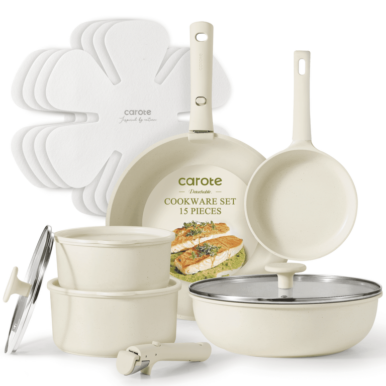 CAROTE 15PC COOKWARE SET