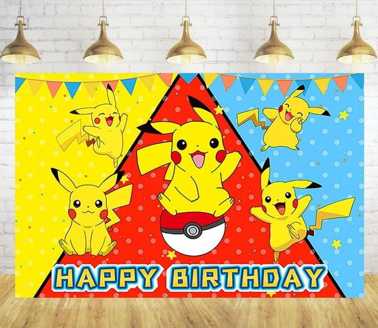 KENVFEGO PIKACHU BANNER 70.8IN X 43.3IN
