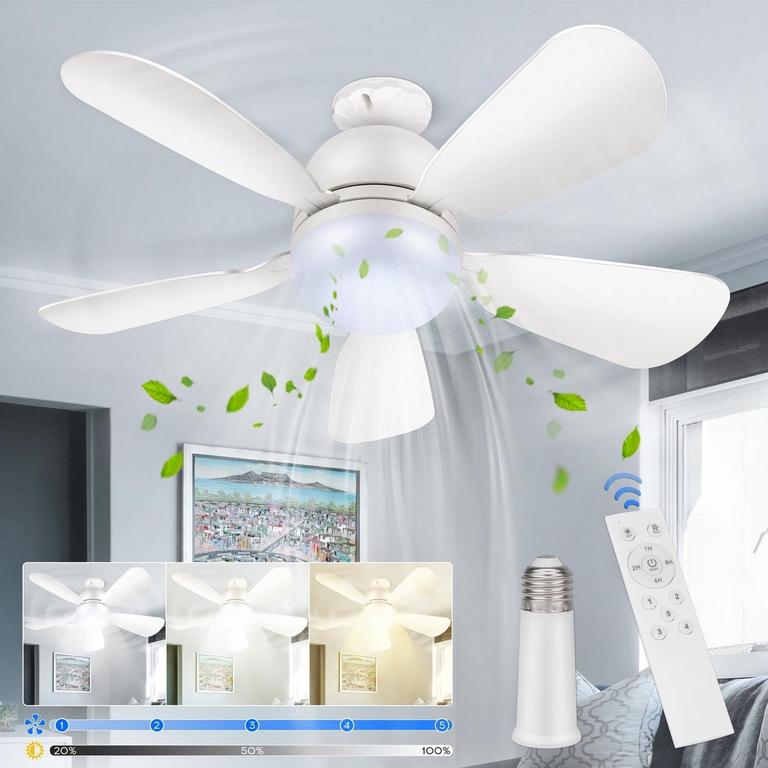 OPOLEMIN SOCKET FAN LIGHT 19.7IN