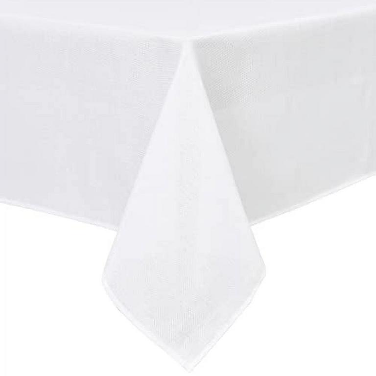 DWCN FAUX LINEN TABLECLOTH 54IN X 80IN