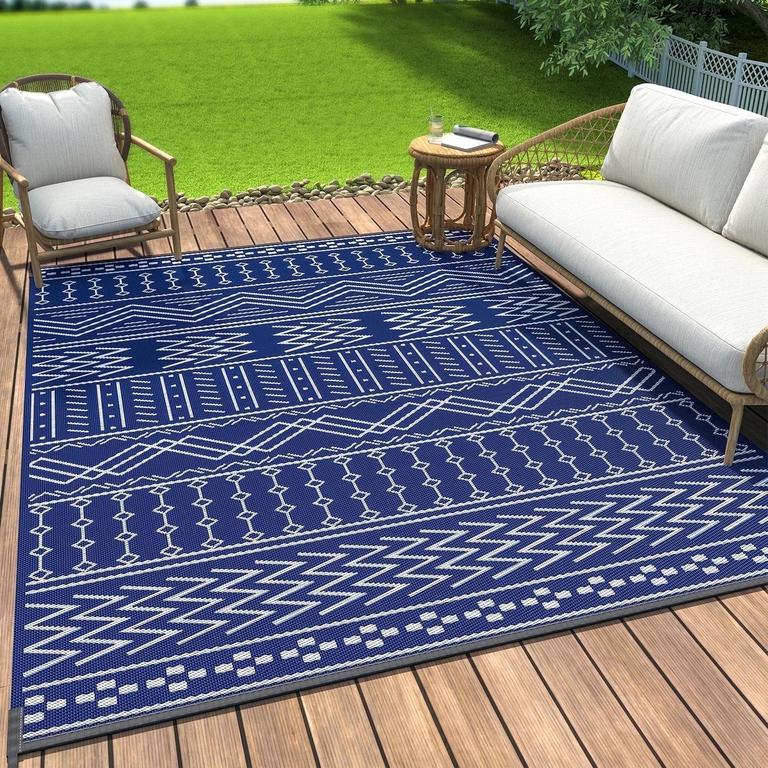 SIXHOME OUTDOOR RUG 8FT X 10FT