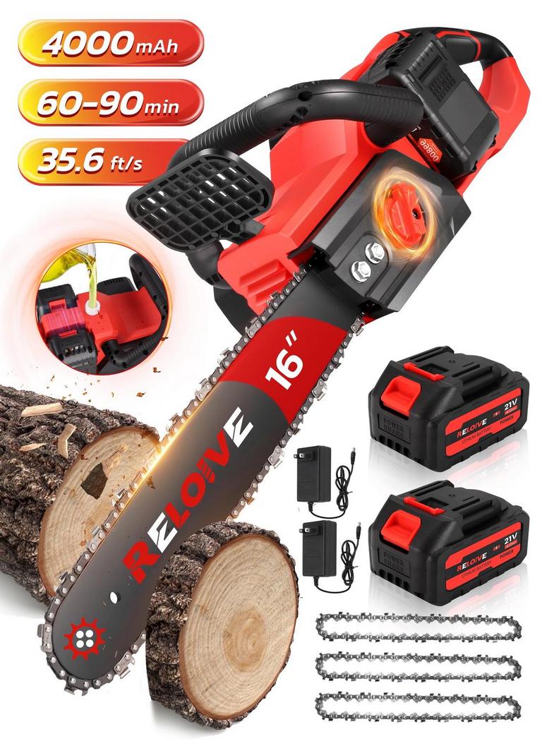 RELOIVE 16IN CORDLESS CHAINSAW