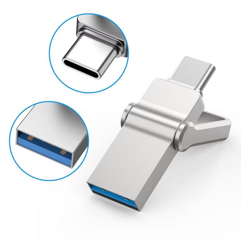 KEXIN 128G DUAL USB FLASH DRIVE 