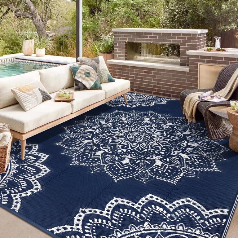 FINDOSOM 8FT X 10FT OUTDOOR RUG