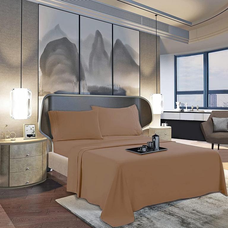 ELEGANT COMFORT KING FLAT SHEET
