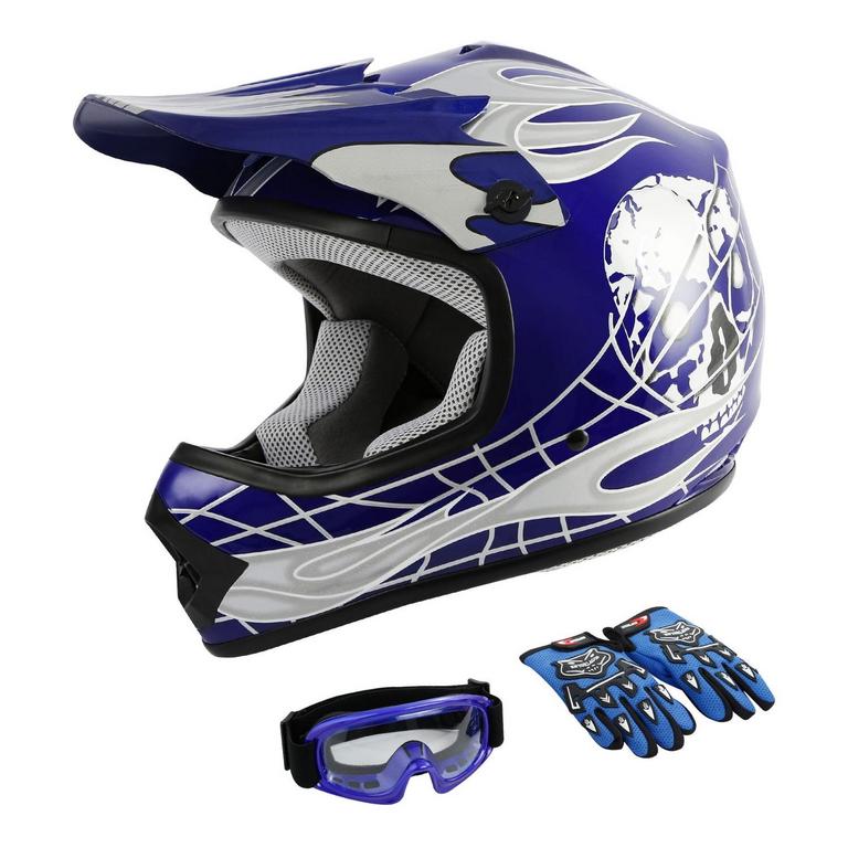 TCMT DOT MOTO HELMET L KIDS