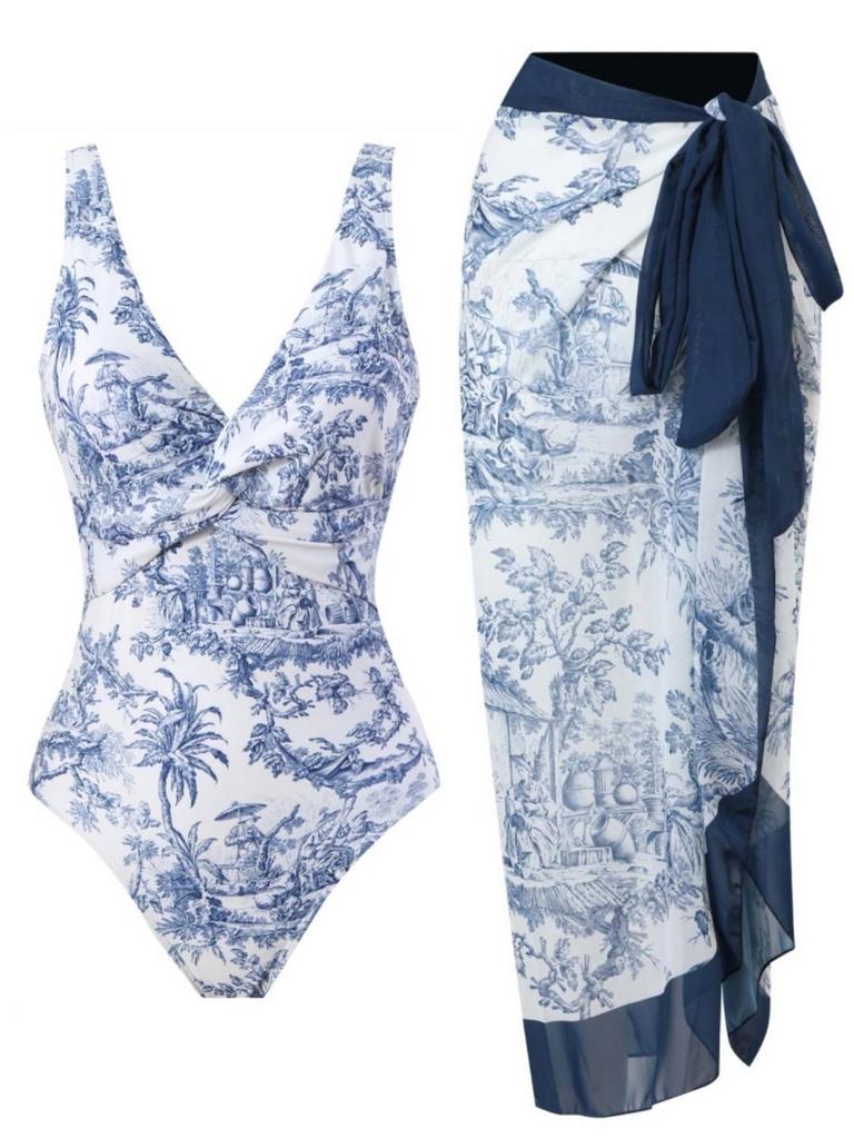 BERANMEY WOMENS SM TROPICAL SWIMSUIT