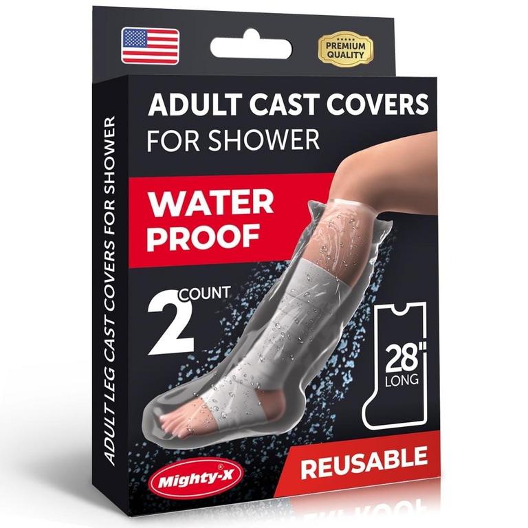 MIGHTY-X LEG CAST COVERS 2PK