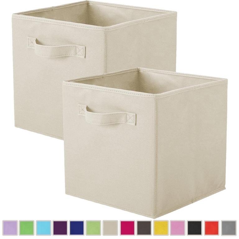 PINKSHEEP 11IN STORAGE BINS 2PK