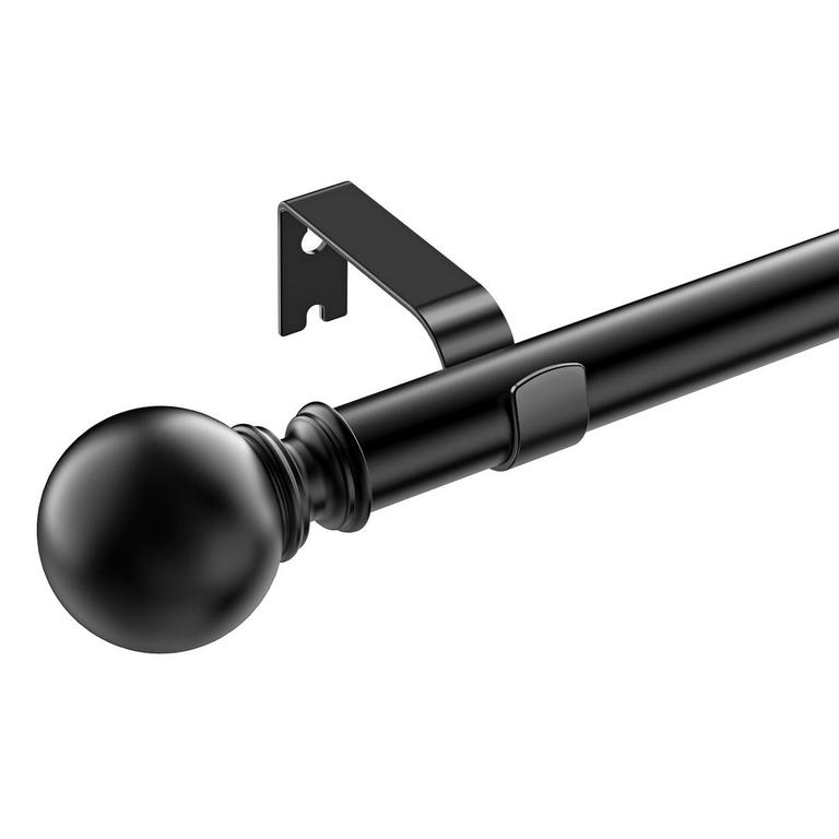 XUEYU 1IN BLACK CURTAIN ROD 32-120IN