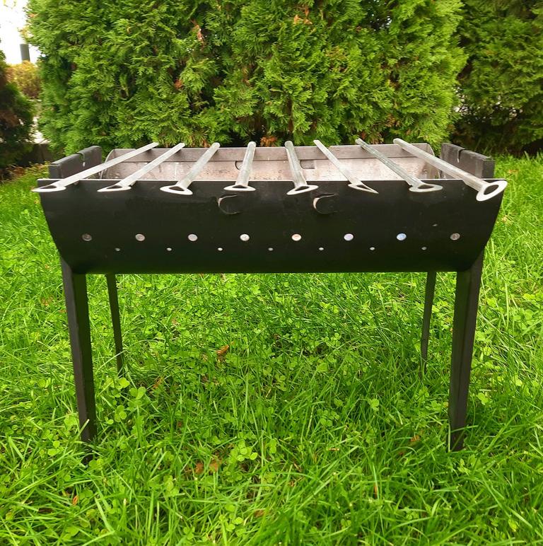 SYTON CHARCOAL GRILL 8-SKEWER