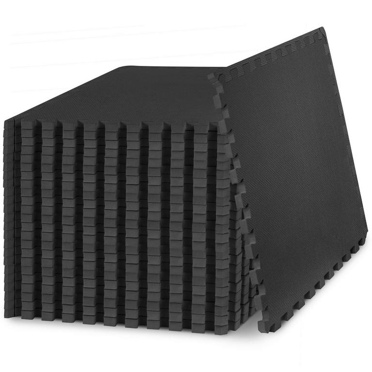 PROSOURCEFIT EXERCISE MATS 24IN BLACK 24PK