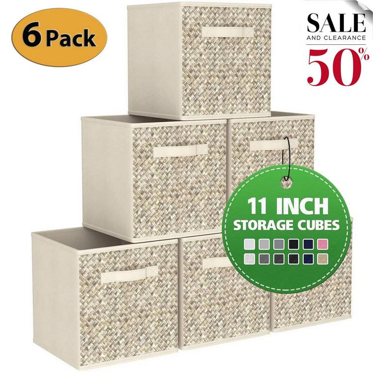 WERSEON 11IN STORAGE CUBES 6PK