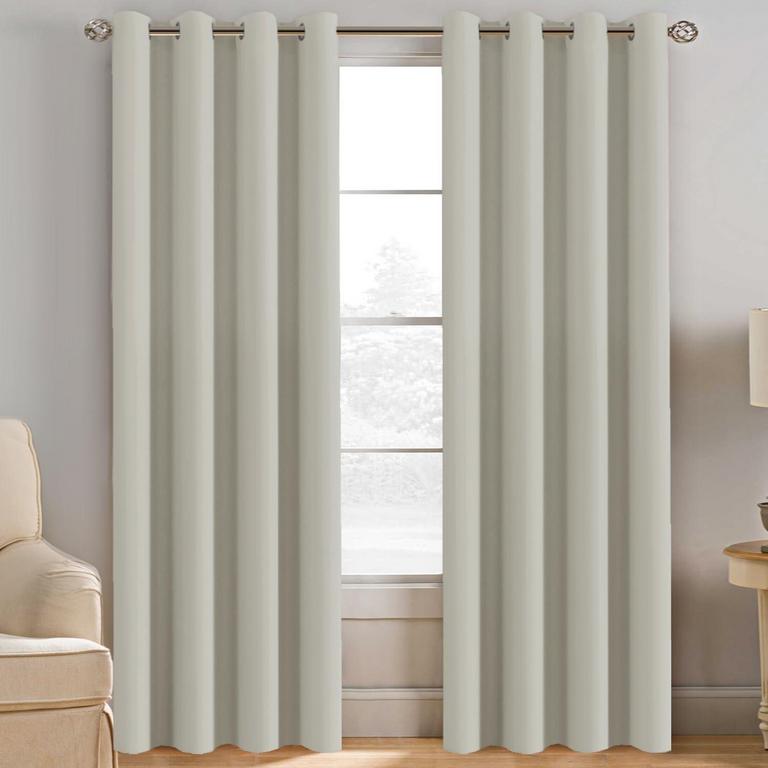 H.VERSAILTEX IVORY CURTAINS 52IN X 84IN 2PK