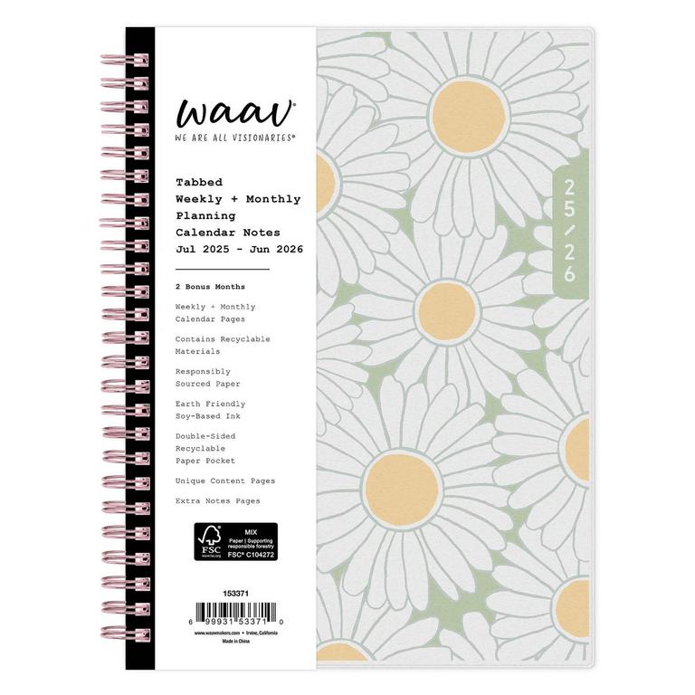 BLUE SKY ACADEMIC PLANNER 2025-2026