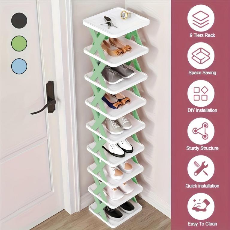 TLCEKVEC 9 TIER SHOE RACK