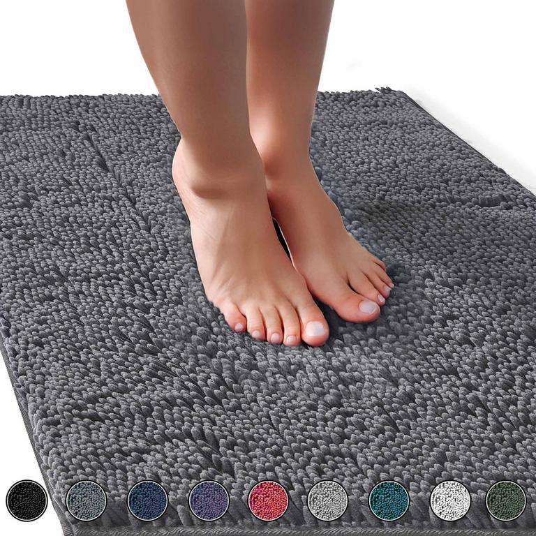 NESTL BATH RUG GRAY 17IN X 24IN
