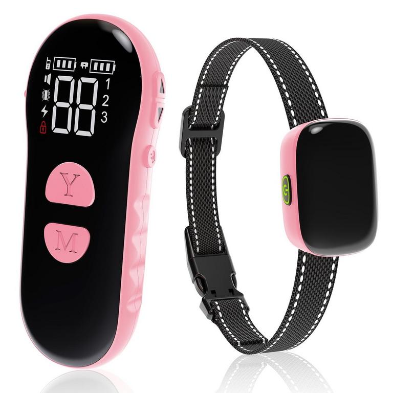 CHARKOOL DOG SHOCK COLLAR PINK