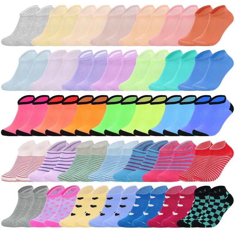 USAVEMO LOW CUT SOCKS WOMENS 6-11 100PK