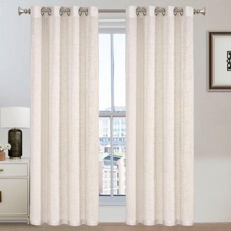 PRIMEBEAU CURTAINS 52IN X 96IN 2PK