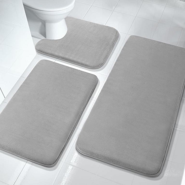 GRENGAREU BATH MAT SET 3PCS