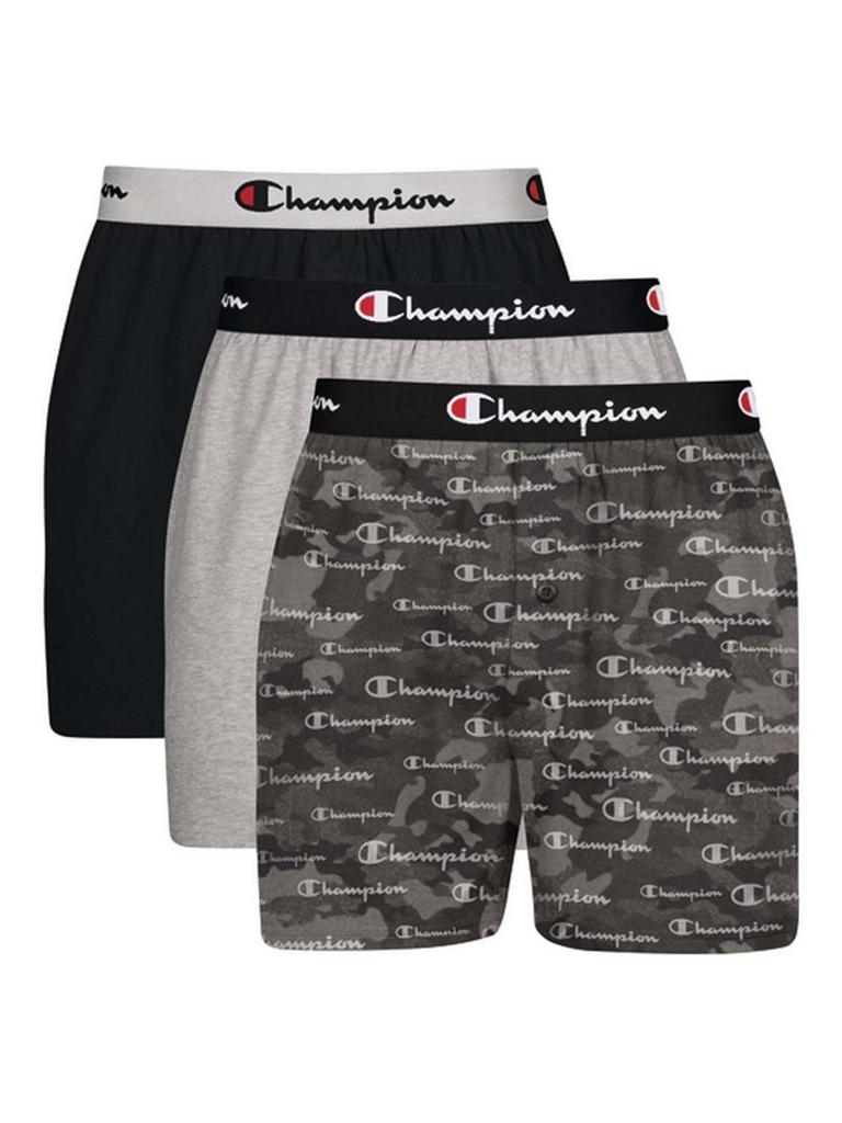 CHAMPION MENS 2X BOXERS 3PK