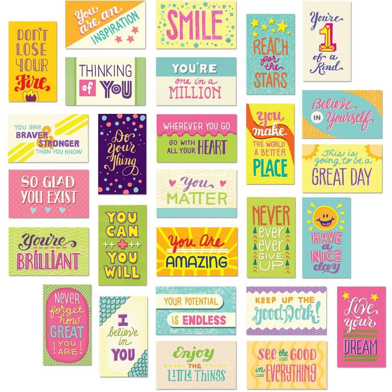 YOUNGEVER MOTIVATIONAL CARDS 300PK