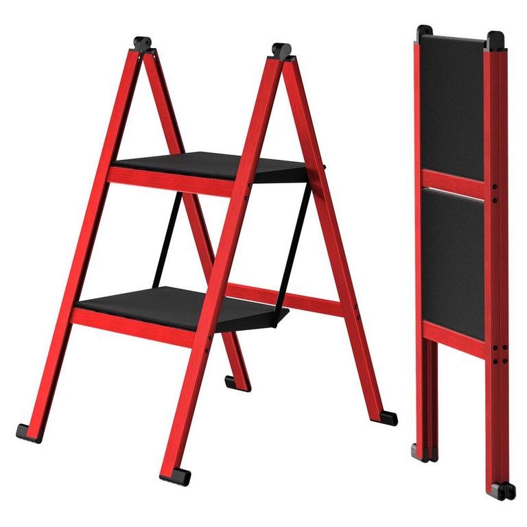 AINAI 2-STEP LADDER RED