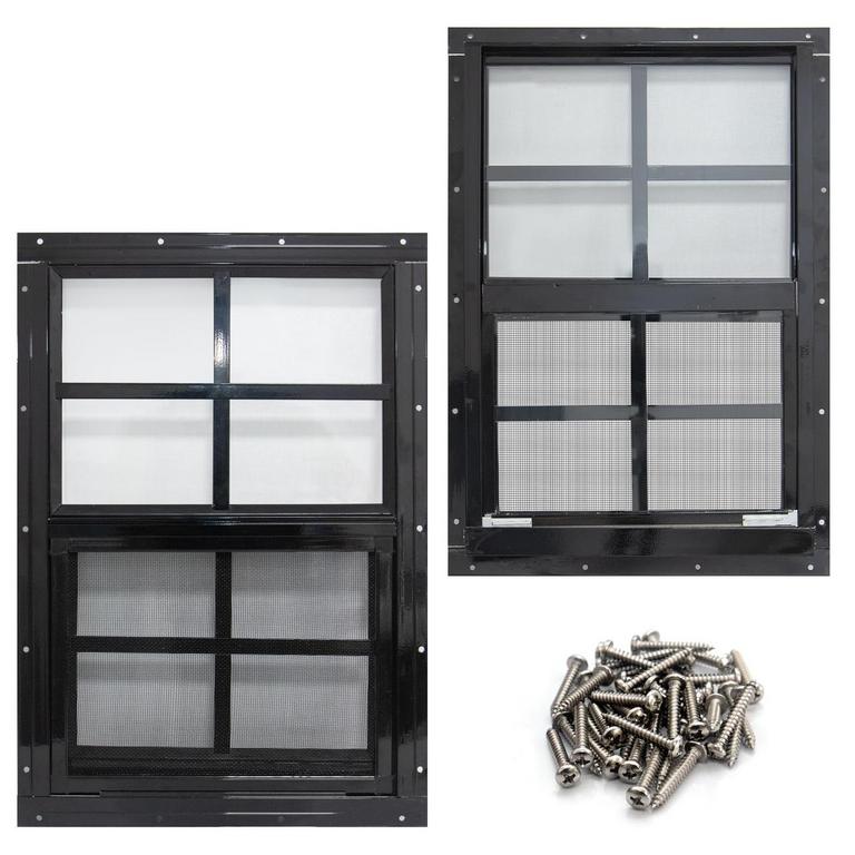 NEATIEASE SHED WINDOW 12IN X 18IN 2PK