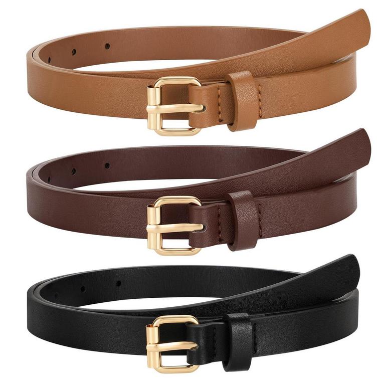 SUOSDEY WOMEN'S BELTS SZ M 3PK