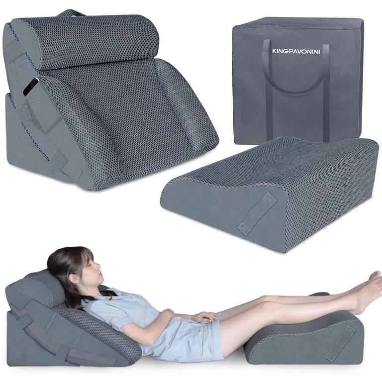 KINGPAVONINI WEDGE PILLOW SET