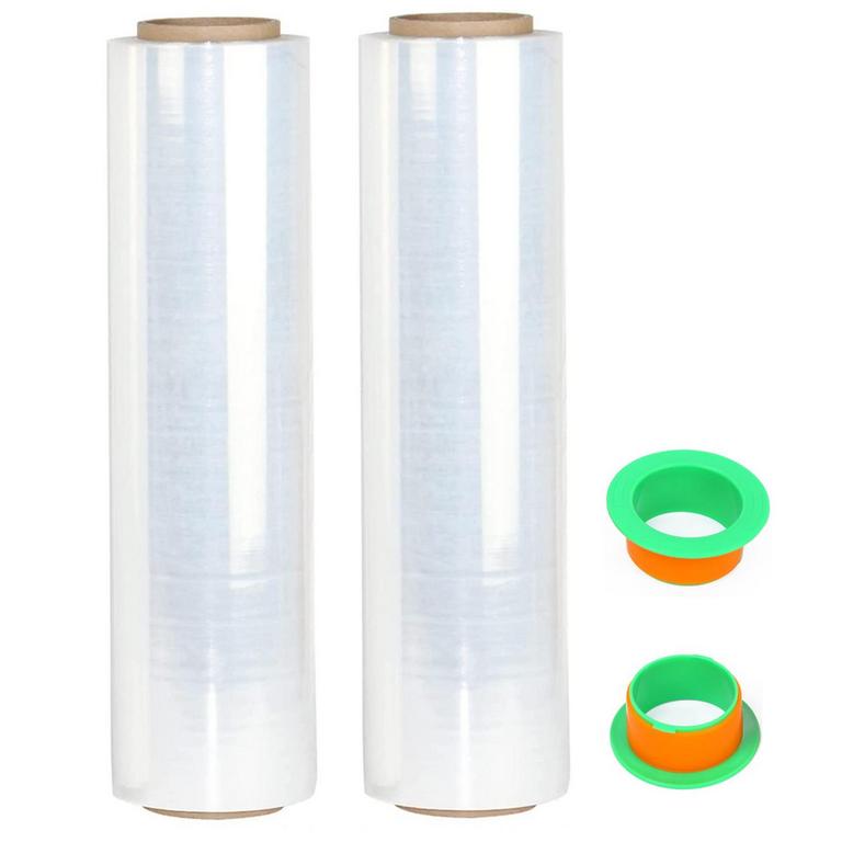 CHUANGSEED 2-PACK STRETCH WRAP 18IN X 1000FT