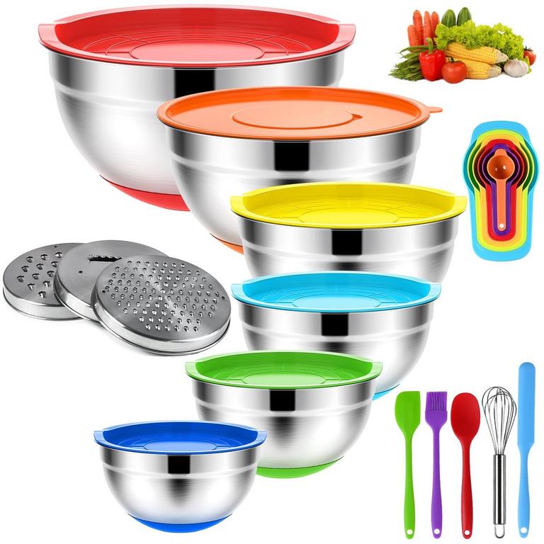 TINANA 26PCS MIXING BOWL SET