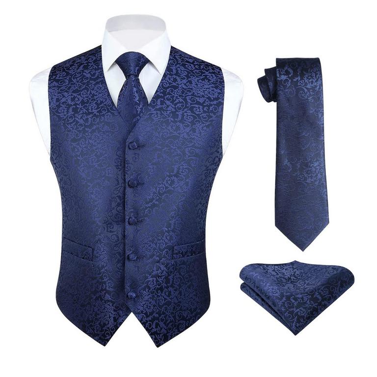 MEN'S E-PIECE VEST SET L