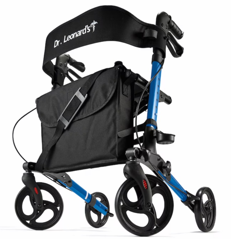 DR. LEONARD'S FOLDABLE ROLLATOR WALKER