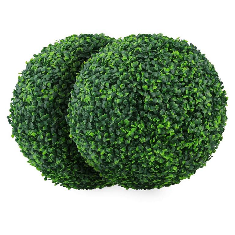 SUNNYGLADE 15.7IN FAUX TOPIARY BALLS 2PK